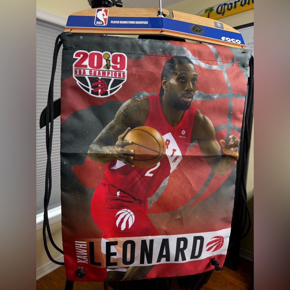 Beautiful Kawhi Leonard Drawstring Bag!!!